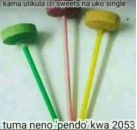 kama ullkula IziGwcctsina uko single tuma neno 'pendo kwa