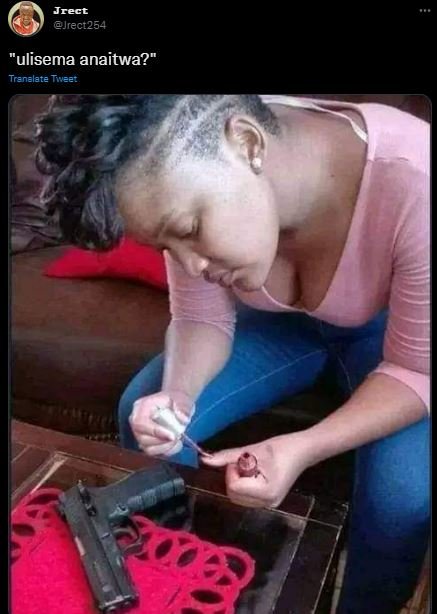 Jrect jreci254 'ulisema anaitwa? tranalate tv2e