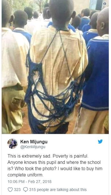 Ken mijungu kenmijungu this is extremely sad. poverty is painful. anyone knows t