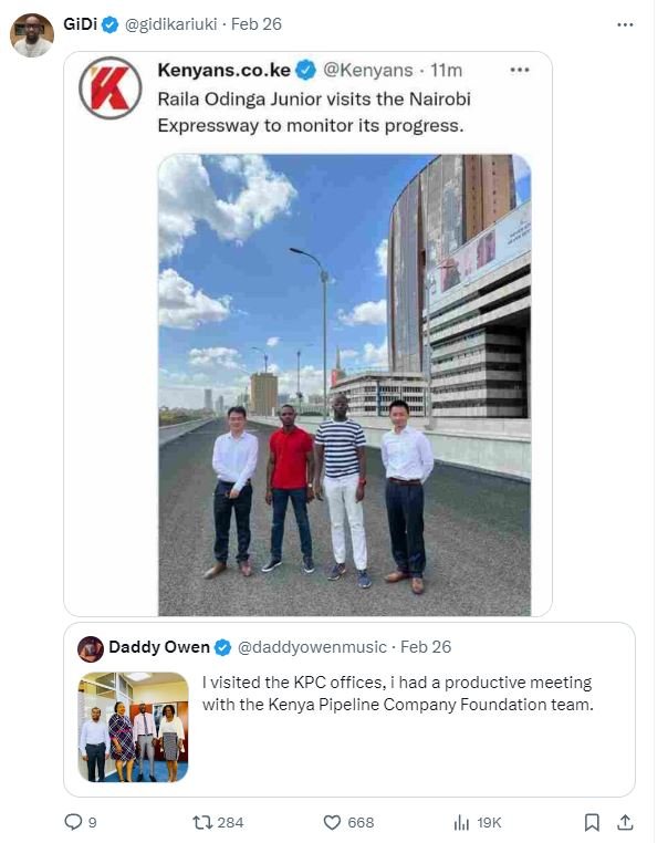 Gidi gidikariuki feb 26 kenyans.co.ke kenyans i1m raila odinga junior visits the