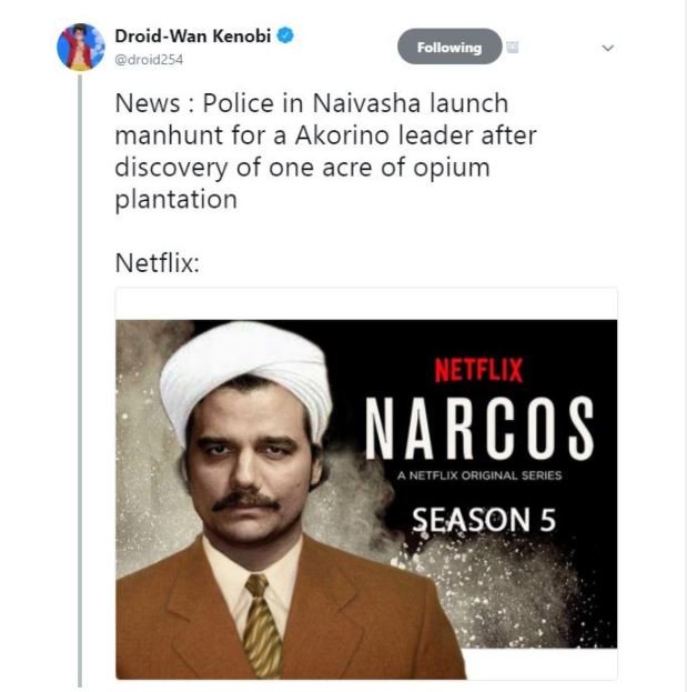 Droidwan kenobi droid254 following news police in naivasha launch manhunt for a