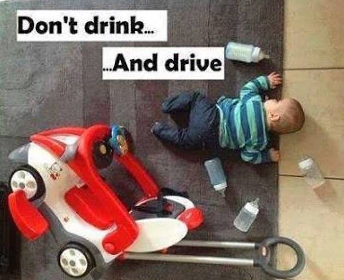 Don't drink. and drive