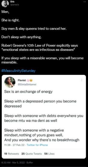 Men, she is right. soy men slay queens tried cancelher. don't sleep with enythin