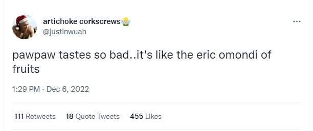 Artichoke corkscrews justinwuah pawpaw tastes so bad..it's like the eric omondi