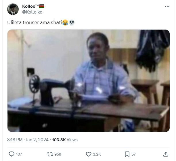 Kolloon kollo_ke ulileta trouser ama shati 3.18 pm jan 2, 103.8k views 107 tl 95