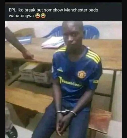 Epl iko break but somehow manchester bado wanafungwa heraven