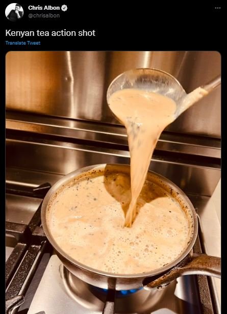 Chris albon chrisalbon kenyan tea action shot irenalate veet