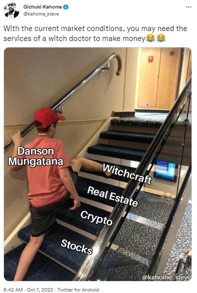 Gichuki kahome kahome_steve with the current market conditions, you may need the