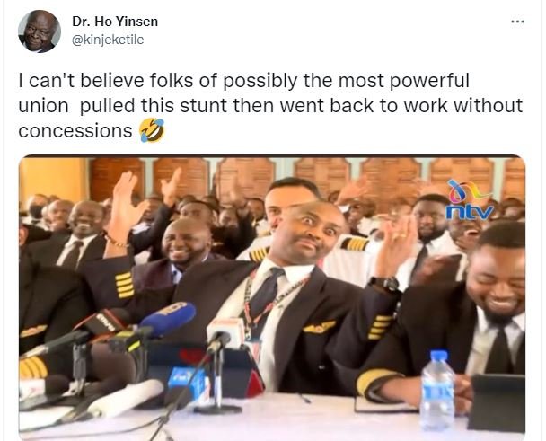 Dr. ho yinsen kinjeketile can't believe folks of possibly the most powerful unio