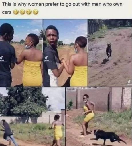 This is why women prefer to g0 out with men who own cars