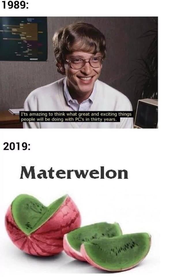 Tts amazing to think what great and exciting things people will be doing with pc