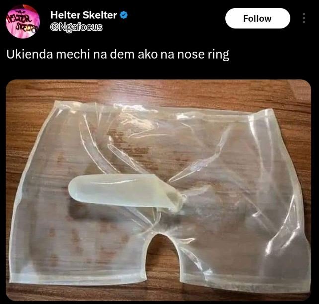 Helter skelter fiocus follow ukienda mechi na dem ako na nose ring