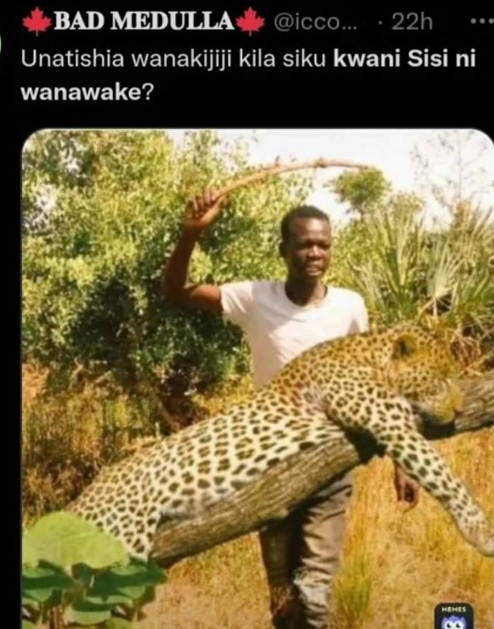 Bad medulla icco 22h unatishia wanakijiji kila siku kwani sisi ni wanawake?