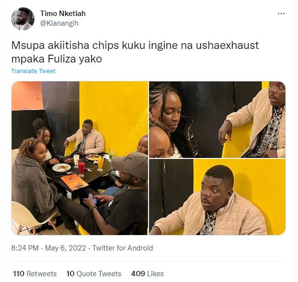 Timo nketiah kianangih msupa akiitisha chips kuku ingine na ushaexhaust mpaka fu