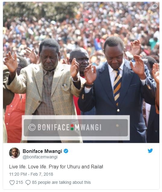 Bonifacemwangi boniface mwangi bonifacemwangi live life love life. pray for uhur