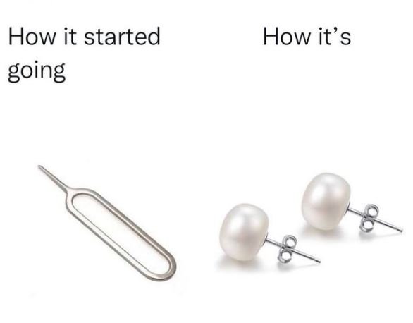 How it started going how it's