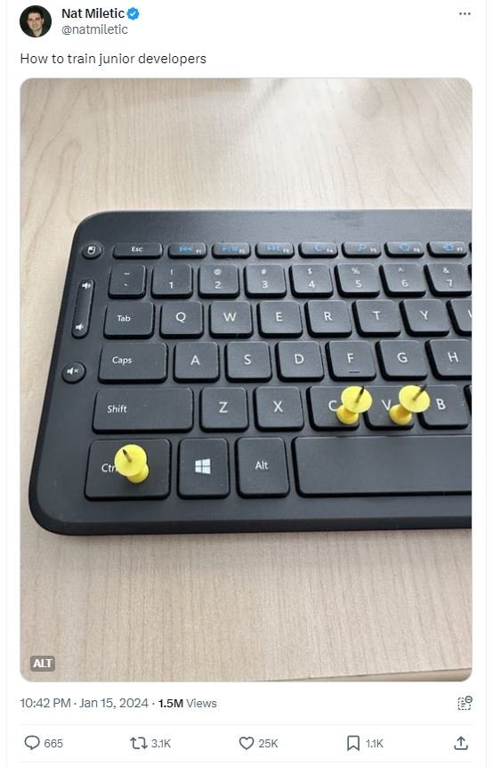 Nat miletic natmiletic how to train junior developers caf shift 10.42 pm jan 15,