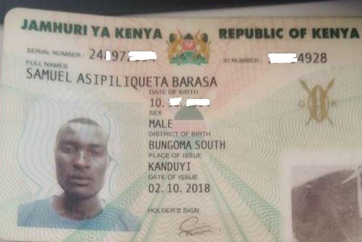 Jamnuri ya kinya republic of kenya cuunn ' samuel asipiliqueta barasa ll qi 10 m