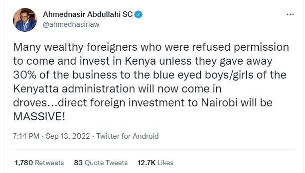 Ahmednasir abdullahi sc ahmednasirlaw many wealthy foreigners who were refused p
