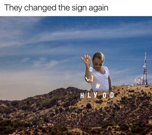 They changed the sign again h ly 0 d