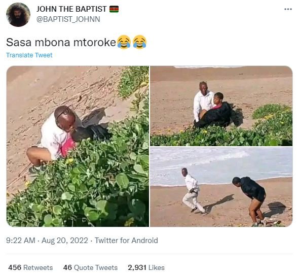 John the baptist baptist_johnn sasa mbona mtoroke translate tweet 9.22 am . aug