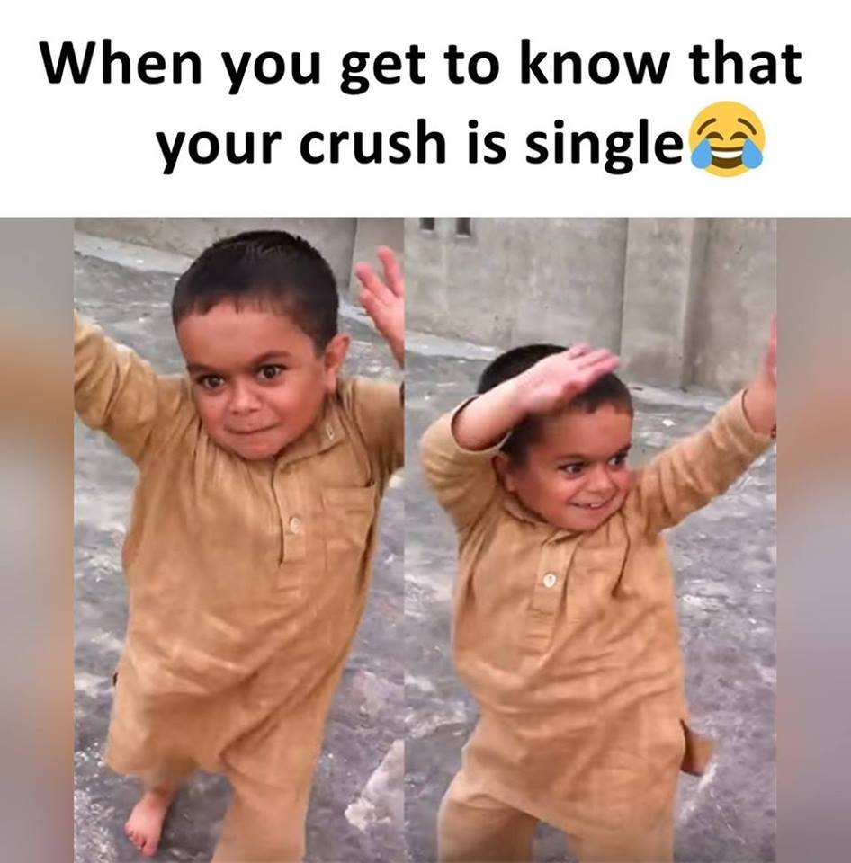 When you get to know that your crush is single