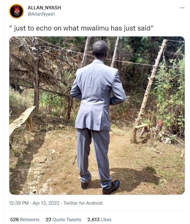 Allan_nyash allannyash just to echo on what mwalimu has just said 12.39 pm apr 1