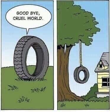 Good bye cruel world