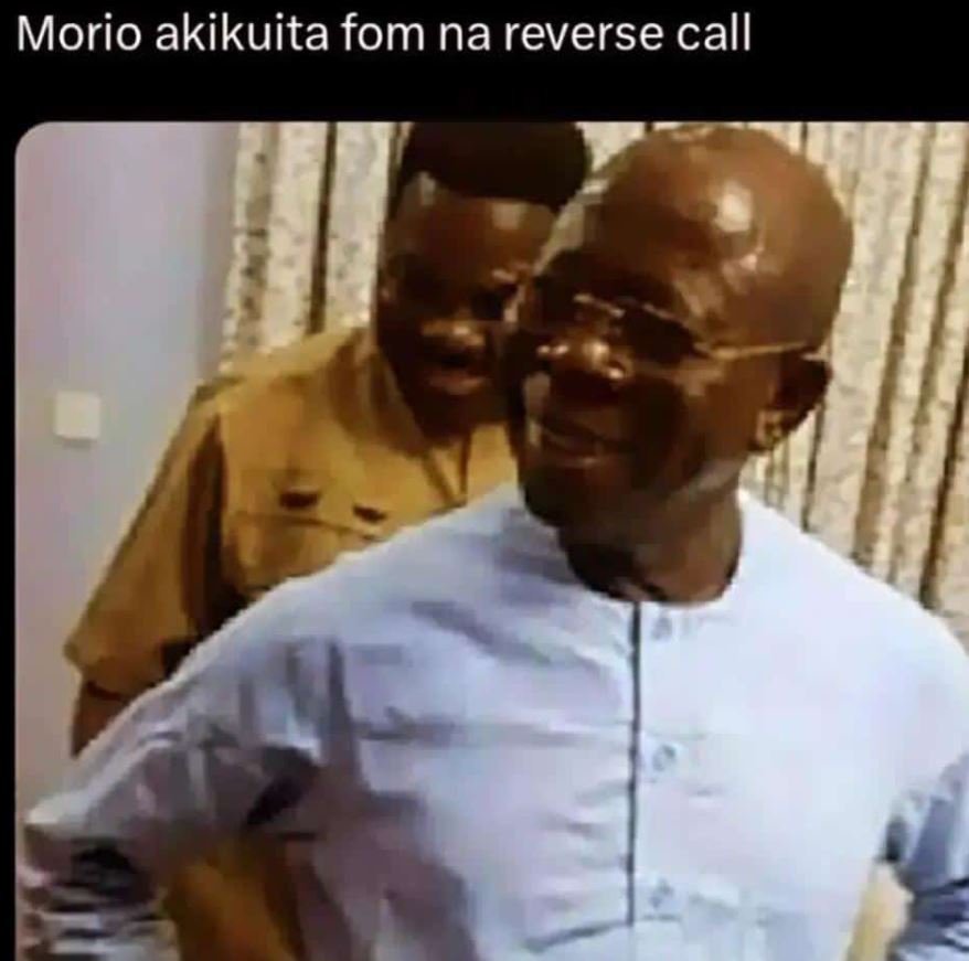 Morio akikuita fom na reverse call