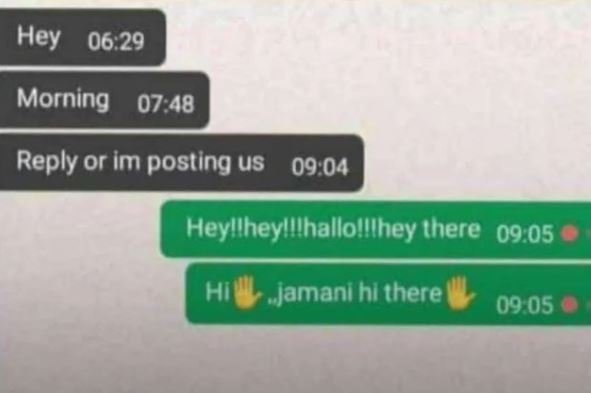 Hey 06.29 morning 0748 reply or im posting us 09,04 heyllheylllhallolllhey there