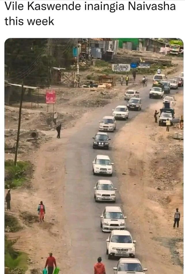 Vile kaswende inaingia naivasha this week