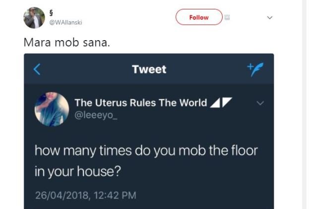Follow 7wallanski mara mob sana_ tweet the uterus rules the world leeeyo _ how m
