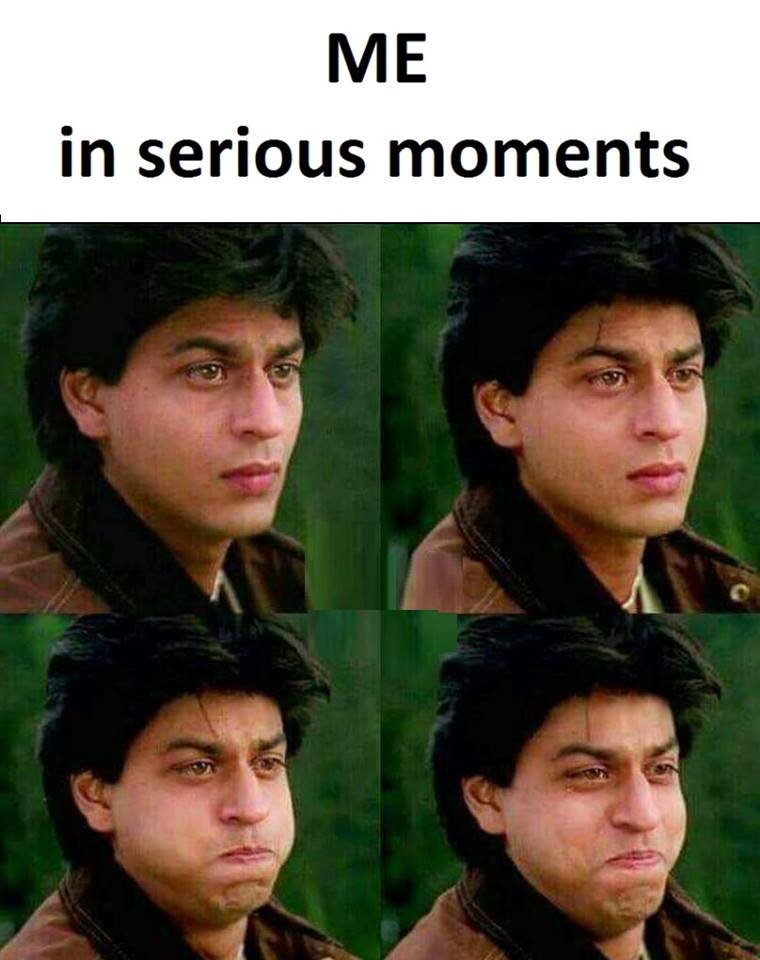 Me in serious moments