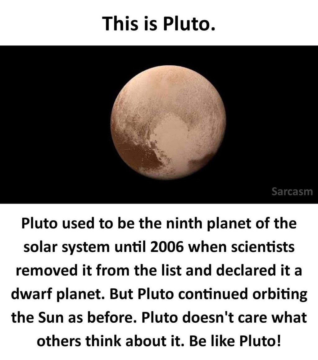 This is pluto. sarcasm pluto used to be the ninth planet of the solar system unt