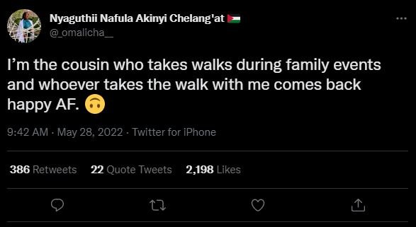 Nyaguthii nafula akinyi chelang'at _omalicha lm the cousin who takes walks durin