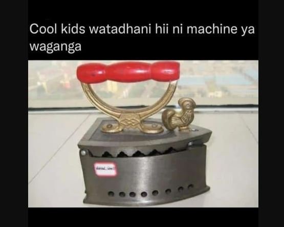 Cool kids watadhani hii ni machine ya waganga