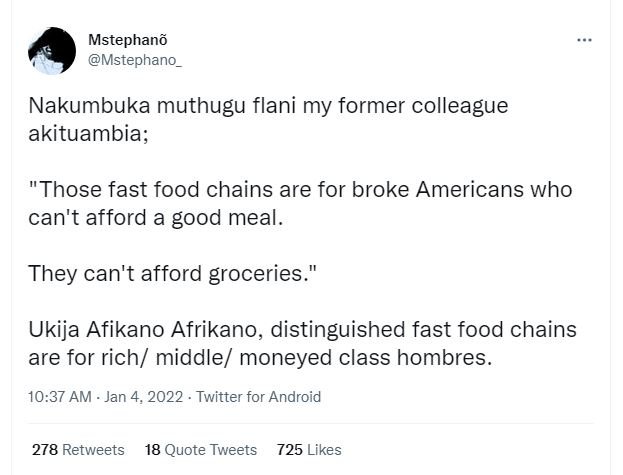 Mstephanã Mstephano Nakumbuka muthugu flani my former colleague akituambia Those