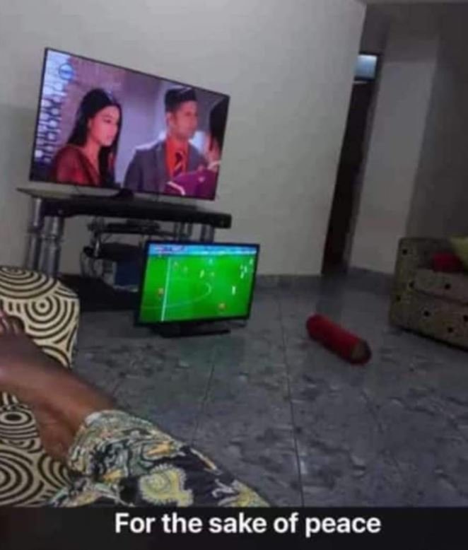 For the sake of peace