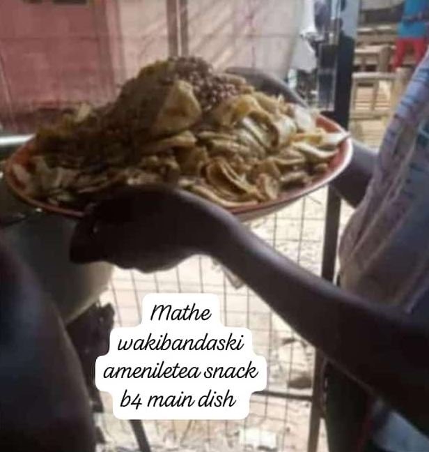 Mathe wakibandaski amenileteasnack b4 main dish