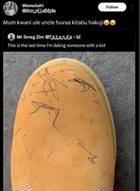 Wamutahi sonof laikipia follow mum kwani ule uncle huvaa kitabu hakujic mr smeg