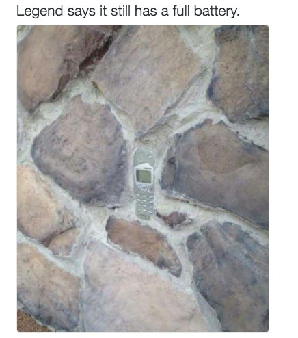 Legend says it still has a full battery