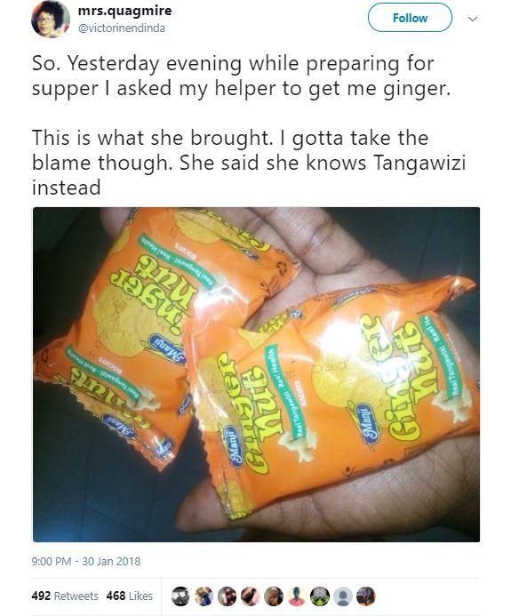 Mrs_ quagmire victorinendinda follow so. yesterday evening while preparing for s