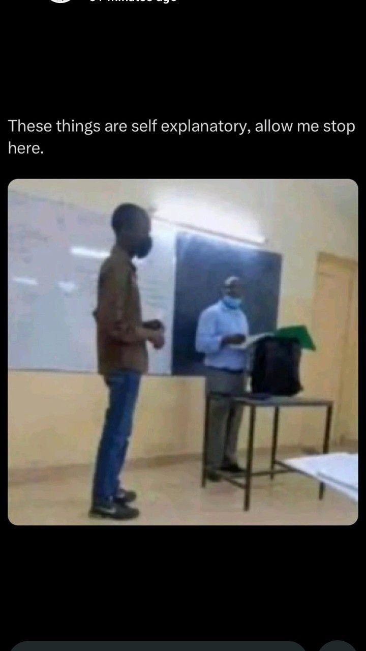 These things are self explanatory allow me stop here.