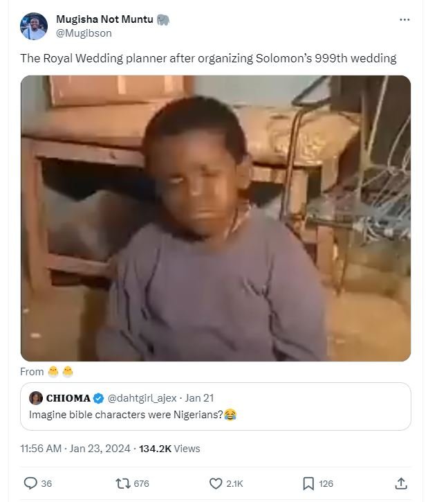 Mugisha not muntu mugibson the royal wedding planner after organizing solomon's