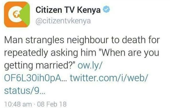 Citizen tv kenya citizentvkenya man strangles neighbour to death for repeatedly