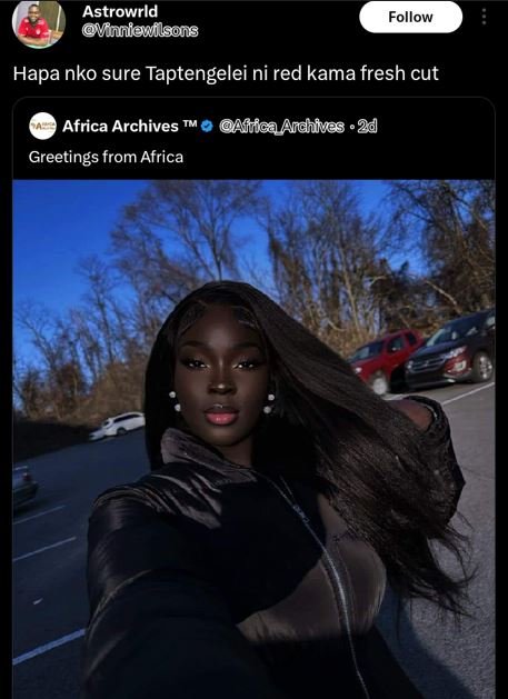 Astrowrld vunianilsons follow hapa nko sure taptengelei ni red kama fresh cut af