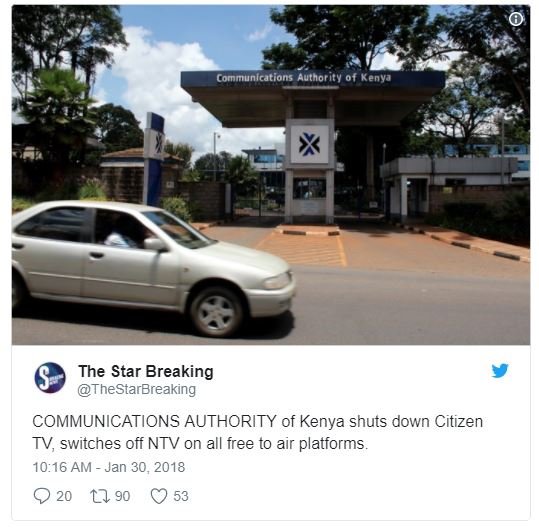 Communicationg authoriy 01 kenya the star breaking thestarbreaking communication
