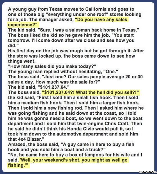 A young guy from texas moves to california and goes to one of those big 'everyth