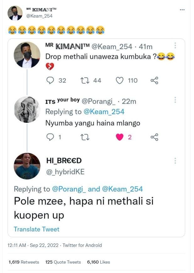 Mr kima tm keam_254 e666 mr kimanitm keam_254 41m drop methali unaweza kumbuka ?