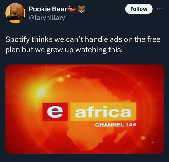 Pookie bear laryhillaryı follow spotify thinks we can't handle ads on the free p